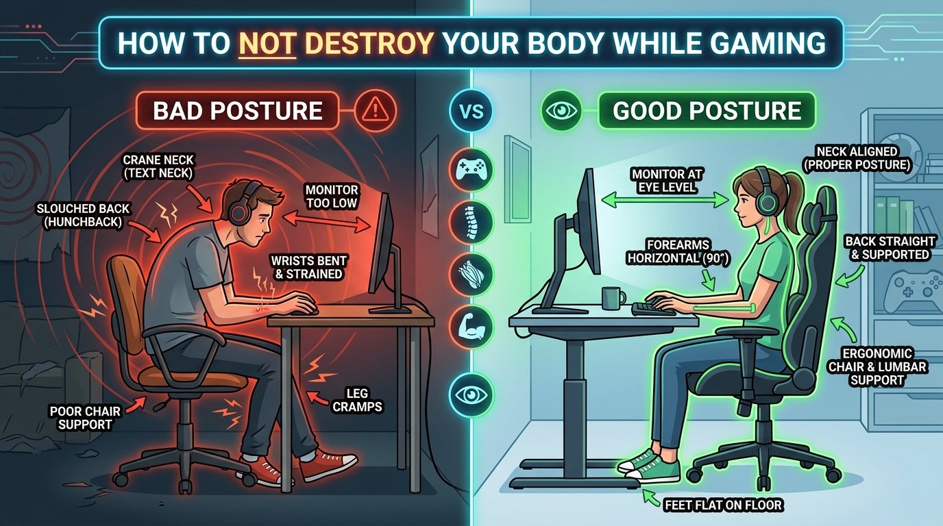 How to Not Destroy Your Body While Gaming